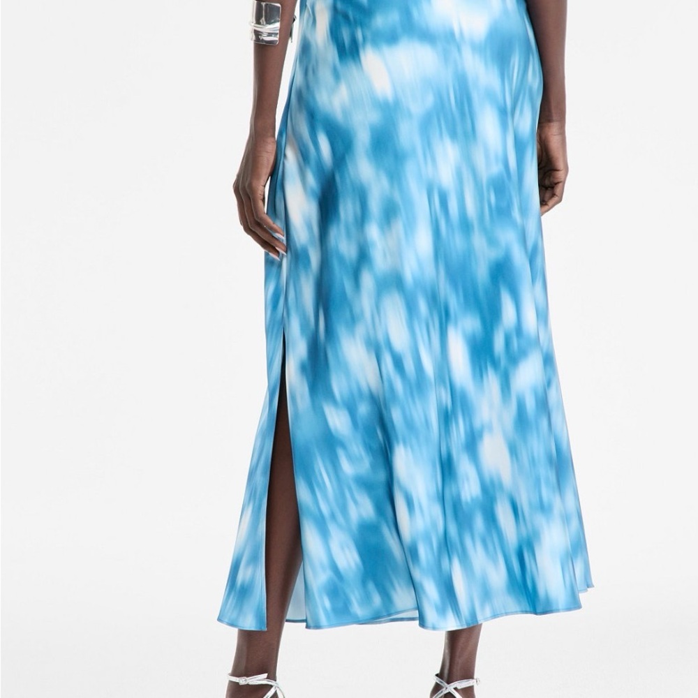 I.N.C. International Concepts Blue Skirt - Picture 2 of 4